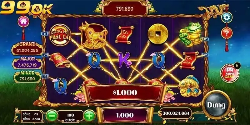 cần tham gia vài vòng quay, game thủ có thể nắm bắt nhanh các quy tắc vận hành cũng như cách thức tính thưởng của trò chơi này.Hướng dẫn tham gia trò chơi Cung Hỷ Phát Tài dành cho người mới